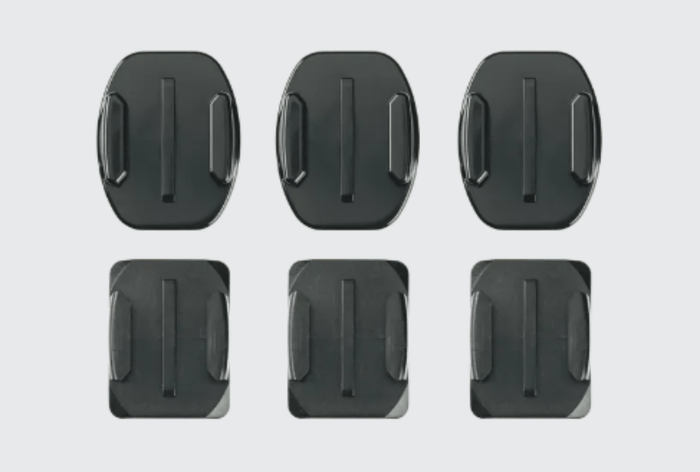 GoPro Adhesive Mounts, 3 Curved + 3 Flat Sticky Mounts