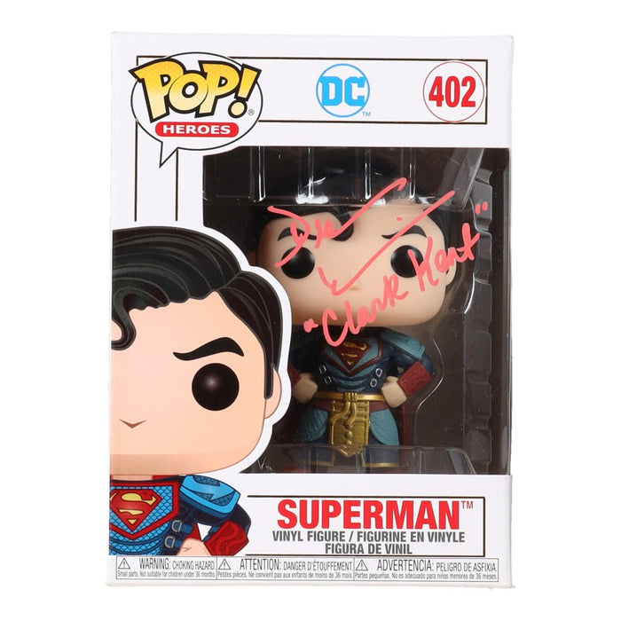 Dean Cain Signed Superman Funko Pop #402 Inscribed (JSA)