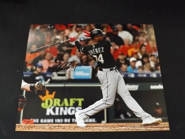 Eloy Jiménez Signed White Sox 8x10 Photo (COA)