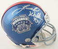Herschel Walker Signed Famous 34 Mini Helmet with Case (JSA)