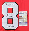 Jaleel McLaughlin Signed Jersey Inscribed "NCAA All-Time Rusher" & "8,166 Yards" (JSA) Youngstown State Penguins