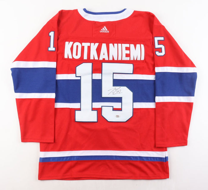Jesperi Kotkaniemi Signed Jersey (PSA)