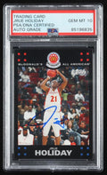 Jrue Holiday Signed 2008 Topps All-American #JH (PSA 10)