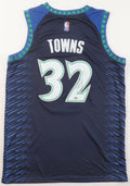 Karl-Anthony Towns Signed Jersey (PSA) Minnesota Timberwolves