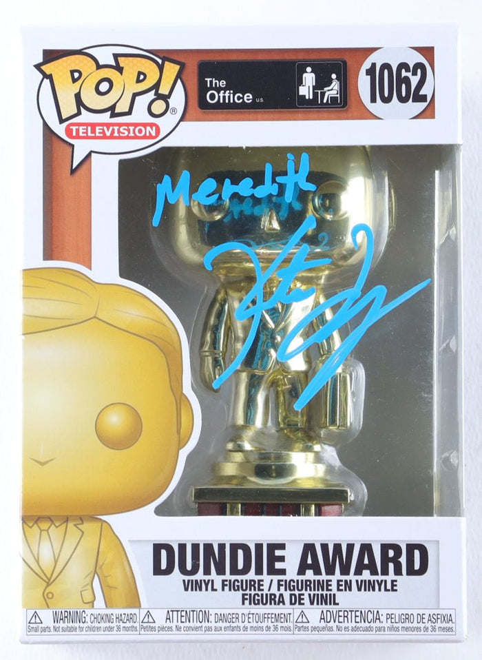 Kate Flannery Signed The Office Dundie Funko Pop #1062 (JSA)