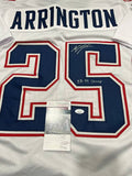 Kyle Arrington Patriots Signed Inscribed Jersey (JSA COA)