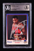 Larry Holmes Signed 1991 Kayo #189 (BGS)