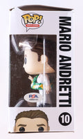 Mario Andretti Signed #10 Mario Andretti Funko Pop! Vinyl Figure (PSA)