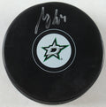 Miro Heiskanen Signed Stars Logo Hockey Puck (Beckett)