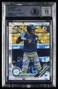 Noelvi Marte Signed 2019 Bowman Prospects #BP97 RC (BGS 10)