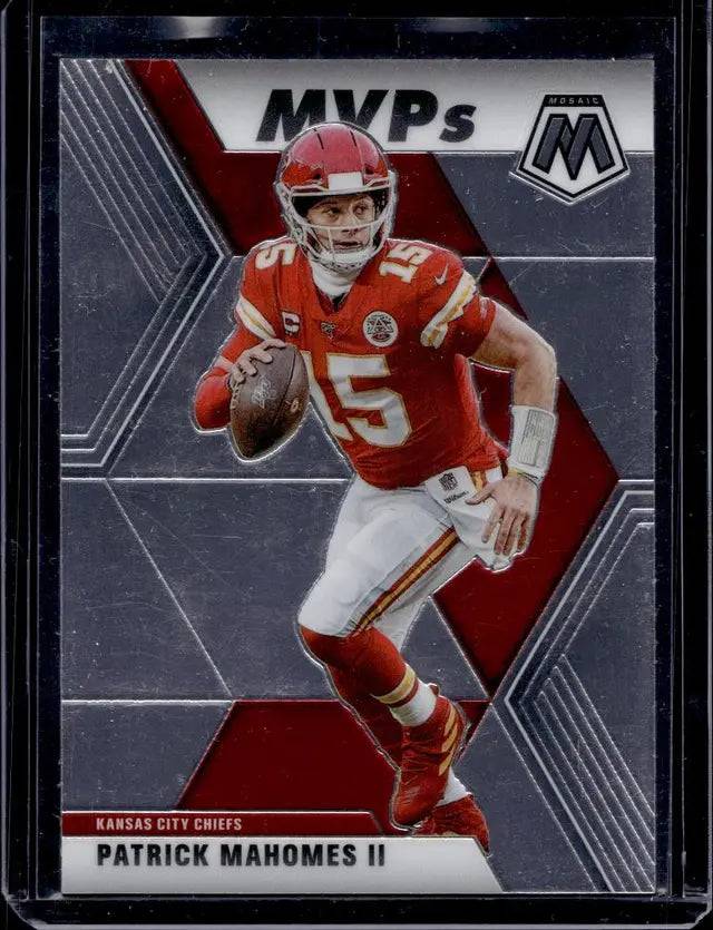 Patrick Mahomes 2020 Panini Mosaic MVPs