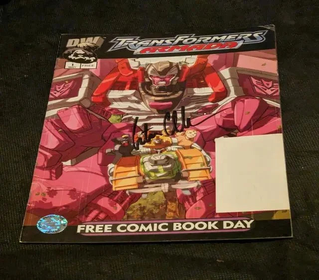 Peter Collin Autographed Transformers Comic (COA)