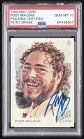 Post Malone Signed 2019 Topps Allen and Ginter #176 (PSA | Autograph Grade 10)