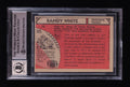 Randy White Signed 1980 Topps #70 AP Inscribed "HOF 94" (BGS | Auto 10)