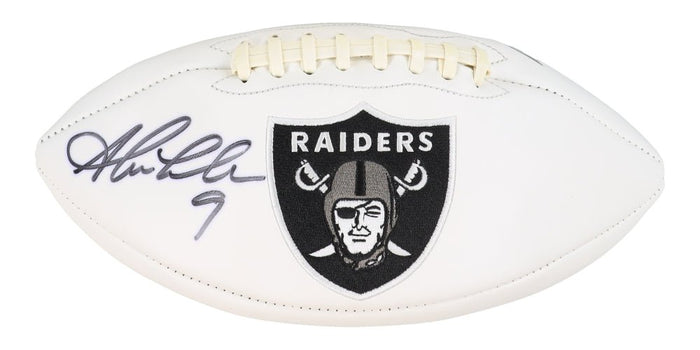 Shane Lechler Signed Raiders Logo Football (Beckett)