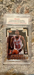 Shaquille O’Neal and Alonzo Mourning Card