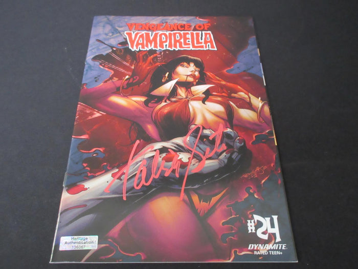 Talisa Soto Signed Vengeance of Vampirella #24 Comic Book Heritage COA