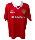 Teddy Sheringham Umbro Signed Manchester United Jersey (Beckett)
