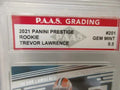 Trevor Lawrence 2021 Panini Prestige Rookie #201 (PAAS 9.5)