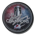 Valeri Nichushkin Signed 2022 Stanley Cup Champions Logo Hockey Puck (JSA)