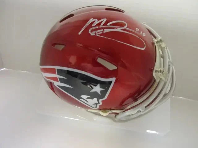Mac Jones Patriots Signed Mini Helmet (PAAS COA)