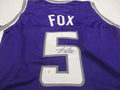 De'Aaron Fox Kings Signed Jersey (PAAS COA)