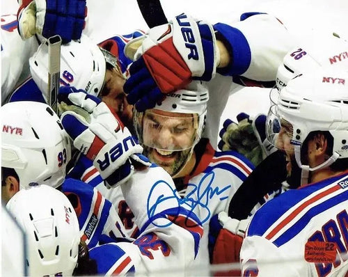 Dan Boyle Rangers Autographed 8x10 Photo (Holo)