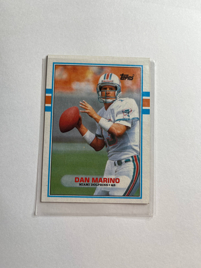 Dan Marino 1989 Topps #293 Miami Dolphins NFL Football Trading Card Vintage