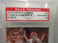 Patrick Mahomes 2018 Panini Playbook Purple #32 (PAAS 10)