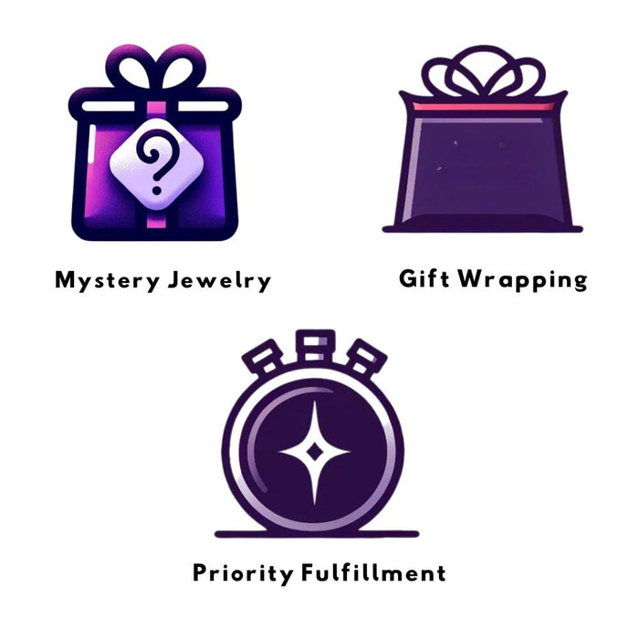 Priority Fulfillment + Gift Wrapping + Mystery Jewelry BUNDLE
