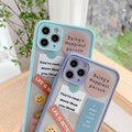 Cute Label Words iPhone Case