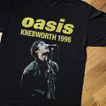 96 Oasis Live From Knebworth Black T-Shirt