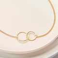 Recovery Double Circles Necklace