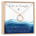 Recovery Linked Circles Necklace