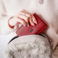 RFID Blocking Women's Leather Trifold Wallet