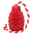 USA-K9 Grenade Rubber Dog Chew Toy | K9 Handler Reward Toy | USA Made