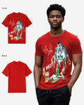 G West Mens Regular Fit Bat Buddy Front Graphic T Shirt