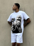 G West Mens Regular Fit Big Mam Front Graphic T Shirt : Gwpbast5052 - 3 Colors