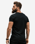 G West Regular Fit Black Samurai Front Graphic T Shirt : Gwpbast5056 - 3 Colors