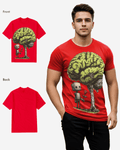 G West Regular Fit T Brain Front Graphic T Shirt Mens