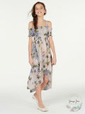 Rare Editions Big Girls Floral Maxi Dress, Size 10