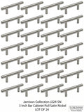 Jamison Collection J224-SN 3 Inch Bar Cabinet Pull Satin Nickel, LOT OF 24