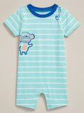 First Impressions Baby Boys Striped Monkey Cotton Romper,Size 12Mo