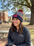 NCAA Mississippi Old Miss Rebels Calgary Cuff Knit Hat, One Size, Red/Black