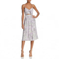 Bardot Ibiza Cutout Floral Midi Dress, Lavender, Womens Small (6)