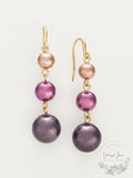 Charter Club Gold-Tone Imitation Pearl Graduated Linear Drop Earrings