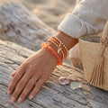 Inc Gold-Tone 4-Pc. Set Beaded Stretch Bracelets