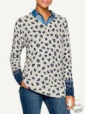 NIC+ZOE  Vital Ii Animal Sweater, Size XXL