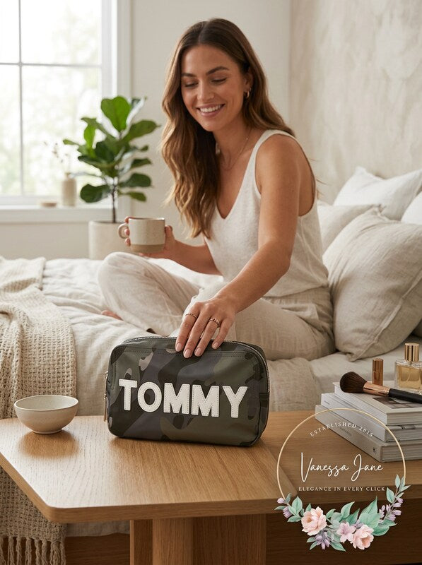 Tommy Hilfiger Nylon Camo Pouch