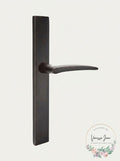 Emtek Multipoint Non-Keyed Fixed Handle 2x10 Trim Set with Poseidon Levers